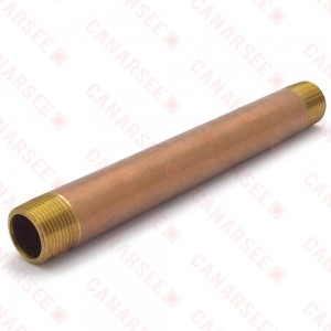 3/4" x 10" Brass Pipe Nipple