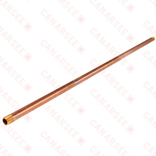 1" x 36" Brass Pipe Nipple