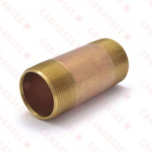 1-1/2” x 4” Brass Pipe Nipple