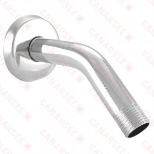 6" Shower Arm w/ Flange, Chrome Plated