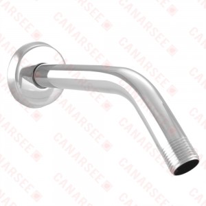 8" Shower Arm w/ Flange, Chrome Plated