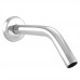 8" Shower Arm w/ Flange, Chrome Plated