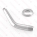 8" Shower Arm w/ Flange, Chrome Plated