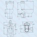 SaniFlo Round Toilet Bowl
