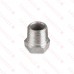 1/2" x 1/8" 304 Stainless Steel Hex Bushing, MNPT x FNPT threaded
