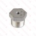 1" x 1/8" 304 Stainless Steel Hex Bushing, MNPT x FNPT threaded