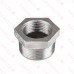 1-1/4" x 1" 304 Stainless Steel Hex Bushing, MNPT x FNPT threaded