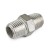 1/4" 304 Stainless Steel Hex Pipe Nipple, MNPT threaded