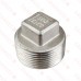1-1/4" 304 Stainless Steel Square Head Plug, MNPT threaded