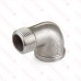 1" 304 Stainless Steel 90° Street Elbow, MNPT x FNPT threaded