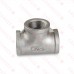 1" 304 Stainless Steel Tee, FNPT threaded