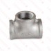 1-1/4" 304 Stainless Steel Tee, FNPT threaded