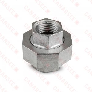 1/2" 304 Stainless Steel Union, FNPT x FNPT threaded