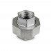 1/2" 304 Stainless Steel Union, FNPT x FNPT threaded