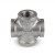 1/2" 304 Stainless Steel Cross, FNPT threaded