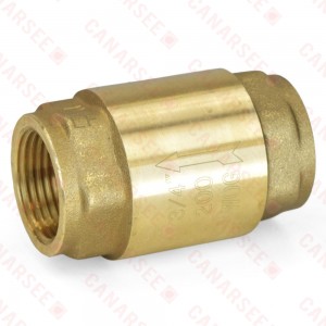 3/4" Threaded Spring Check Valve, Lead-Free