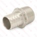 1" PEX x 3/4" Male Threaded Adapter, 304 St. Steel (Lead-Free)