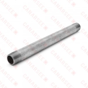 1/2" x 12" Stainless Steel Pipe Nipple