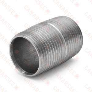 1" x Close Stainless Steel Pipe Nipple