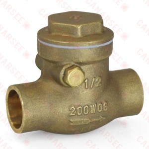 1/2" Sweat (CxC) Swing Check Valve, Lead-Free