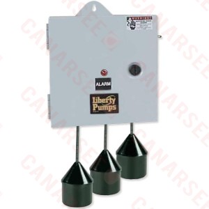 Liberty Pumps SXH21=3  Single Phase SX Series Simplex Pump Control w/ Wide Angle Float Switch, 20" Cord  (15 - 20 Amp; 110V ~ 120V)