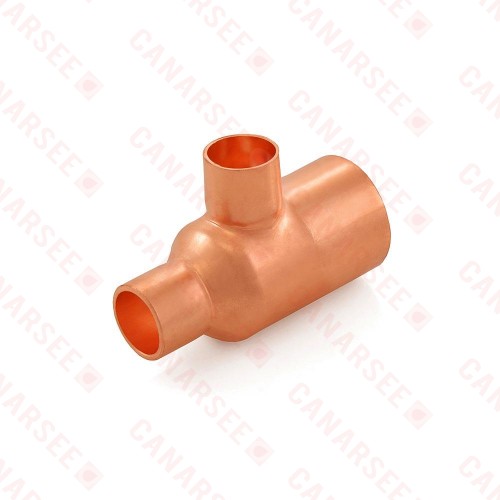 1” x 1/2” x 1/2” Copper Tee