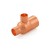 1” x 1/2” x 1/2” Copper Tee