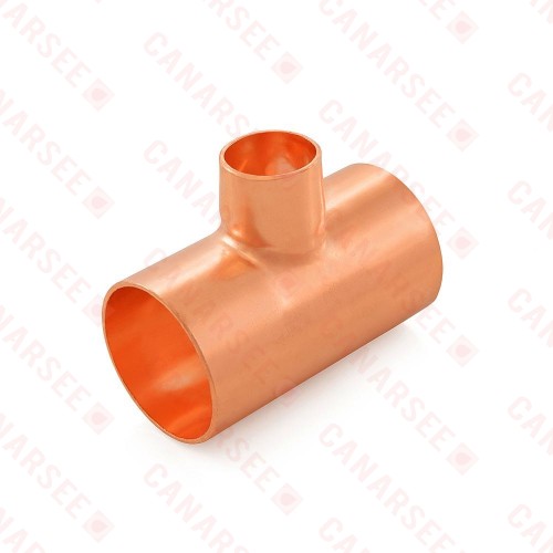 1-1/2" x 1-1/2" x 3/4" Copper Tee