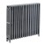 16-Section, 4" x 25" Cast Iron Radiator, Free-Standing, Slenderized/Tube style 