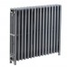 16-Section, 4" x 25" Cast Iron Radiator, Free-Standing, Slenderized/Tube style 