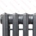 16-Section, 4" x 25" Cast Iron Radiator, Free-Standing, Slenderized/Tube style 