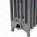 10-Section, 6" x 25" Cast Iron Radiator, Free-Standing, Slenderized/Tube style 