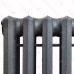 10-Section, 6" x 25" Cast Iron Radiator, Free-Standing, Slenderized/Tube style 