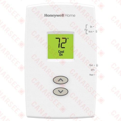PRO 1000 Non-Programmable Vertical Thermostat, 1H/1C