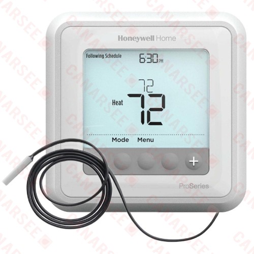 T6 Pro Hydronic Programmable Thermostat w/ Floor Slab Sensor, Heat Only