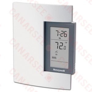 Honeywell TL8100A1008 TL8100 Series 7-Day Programmable Heat Only Thermostat, Settable 40 F to 85 F