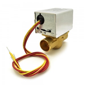 1” Sweat Zone Valve w/ End Switch, 18” leads