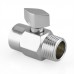 Shower Head Shut-Off & Volume Control Valve, Chrome Plated Brass