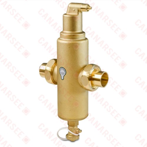 1-1/4" Union Sweat, Spirovent Jr Air & Dirt Separator Combi