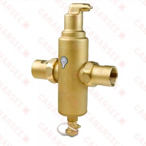 1-1/2" Union Threaded, Spirovent Jr Air & Dirt Separator Combi