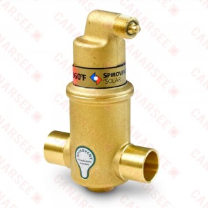 1" Sweat, High-Temp Spirovent Jr Air Eliminator for Solar