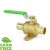 3/4” PEX Brass Ball Valve w/ Drop Ears, Full Port (Lead-Free)