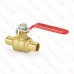 3/4” PEX Brass Ball Valve, Full Port