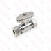 3/8" OD Compr. x 3/8" OD Compr. Straight Stop Valve (1/4-Turn), Lead-Free