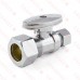 5/8” OD Compression x 3/8” OD Compression Straight Stop Valve (1/4-Turn), Lead-Free