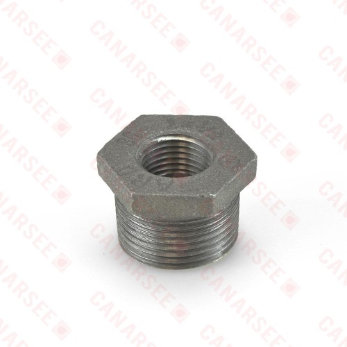 1" x 1/2" Black Bushing