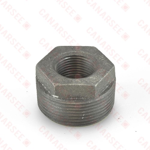 1-1/4" x 1" Black Bushing