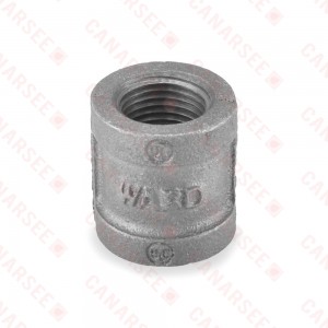1/2" Black Coupling