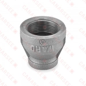 1-1/4" x 3/4" Black Coupling