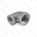 1" x 3/4" Black 90° Elbow